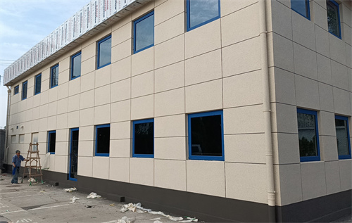 朝陽區辦公樓外墻真石漆裝飾案例